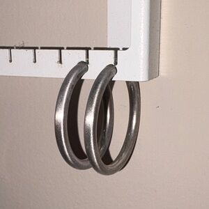 Silver Hoop Earrings